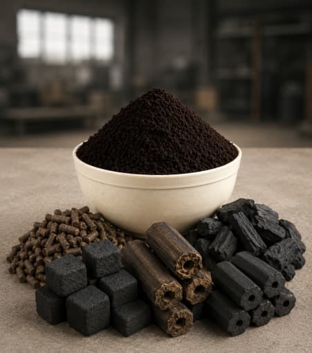 Coffee Ground Briquette