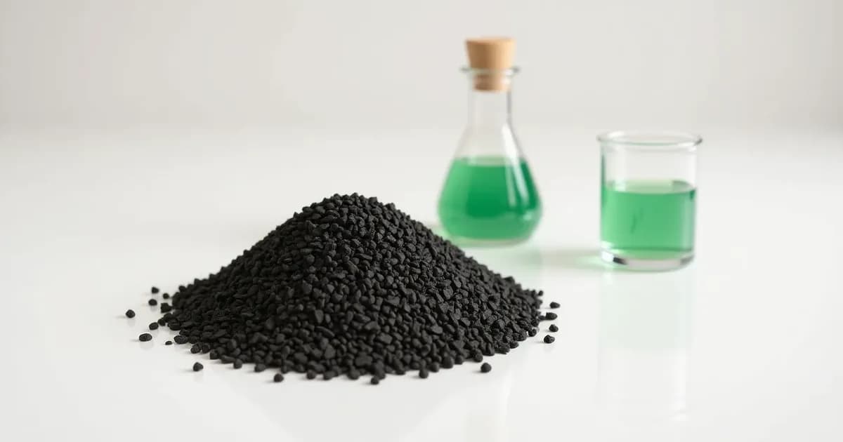 Granular Coconut Charcoal as Activated Carbon Feedstock
